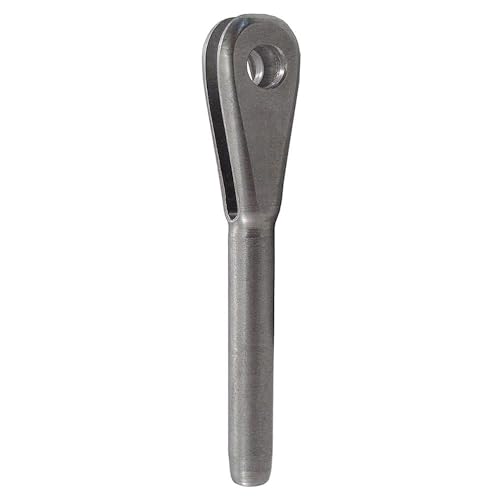 Image of Loos & Co. Cableware Division MS20667-10 Stainless Steel Fork End for 5 /16 inch Diameter Wire Rope