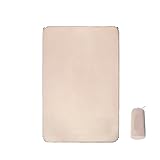 エアマット 軽量 弾力性 スポンジ 自動膨張式マット ポータブル 折りたたみ アウトドア キャンプ用エアマットレス(2 Person - Yellow)