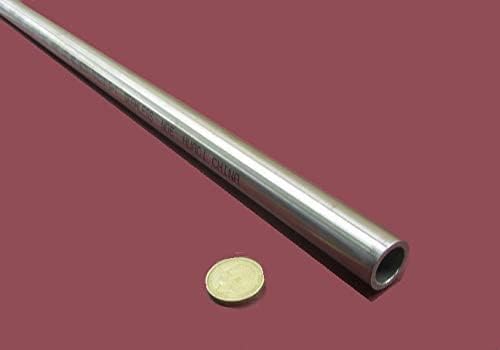 316 Stainless Steel Round Tube .875 OD x .625 ID x 1 Ft. Length 1 Pc.
