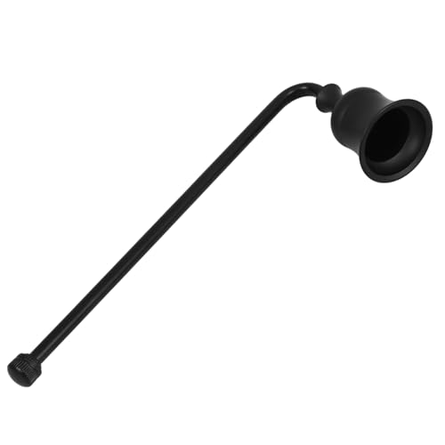 OUNONA Metal Candle Snuffer for Scented Candles Small Extinguisher Tool Comfortable Handle for Deep Jars