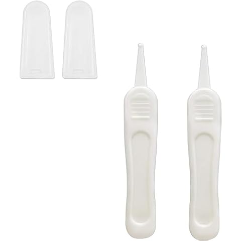 Evwoge Baby Nose Tweezers Booger Nipper Plier Ear Wax Remover Cleaner Pack of 2 Cover