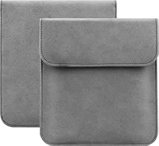 HoYiXi Universal Sleeve Case for 7 Inch E-Book Reader Compatible Oasis 2019 & 2017 / Kobo Libra 2 E-Reader/Pocketbook E-Book Reader Era Protective Bag Pouch Cover,Grey