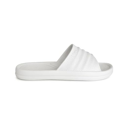 Sandália Chinelo Slide Leve Massageador Nuvem Macio (Branco, BR, Adulto, Numérico, 41)