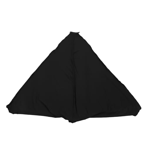 Housse de enceinte noire en coton pour masquer les fils de sonorisation