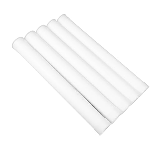 NAMOARLY 5pcs Storage Tube Poster Tube Mailing Tubes Poster Holder Tube Decorative Shipping Boxes Artwork Print Shipping Boxes Shipping Tubes Shipping Container White Pe