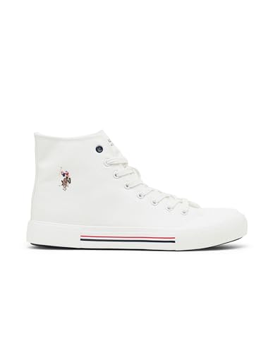 Image of U.S. Polo Assn. Mens VLAIR 2.0 Mid Top Sneaker Off White