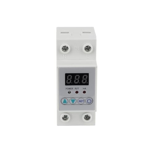 Protector de sobrecorriente y subcorriente 63A con amperímetro digital AC 220V