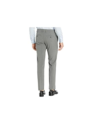 Kenneth Cole Reaction Stretch Check Slim Fit Flat Front Flex Waistband Dress Pants2