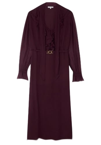 Robe bordeaux Margot Lily and Lionel style bohème chic pour cocktail