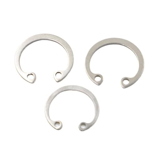 External Self-Locking Push-On Retaining Ring, Steel Plain Finish, 3/4 in Shaft Dia, 50 PK, Mfr: U36230.075.0001-A