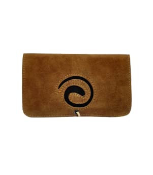 Leather pouches, Tobacco pouches, sweat leather pouch, travel pouch for men's & women's (Brown)