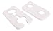 Produktbild Sanitop-Wingenroth Doppel-Klapprosette | 18 mm oder 3/8 Zoll | 2er-Set | Rosette | Klapprosette | Weiß, 27499 9