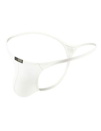 Azcode Mens T-Back Thongs Sexy Low Rise G-String Briefs Bulge Pouch Underwear