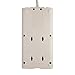 Tripp Lite 8 Outlet Surge Protector Power Strip, Extra Long Cord 25ft, Right-Angle Plug, Lifetime Limited Warranty & Dollar 75K Insurance (TLP825) , White