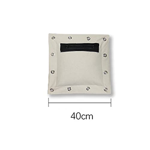 Saco de boxeo resistente de 40 x 40 cm, saco de arena vacía, bolsa de pared para artes marciales, saco de boxeo