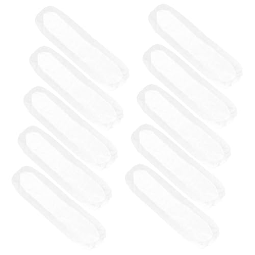 Holibanna 10 Sábanas Desechables Cubiertas Faciales Transpirables para Salón De Belleza para Adultos para Camillas De Masaje Suaves para Hotel Esteticistas Spas Algodón Tela Blanca
