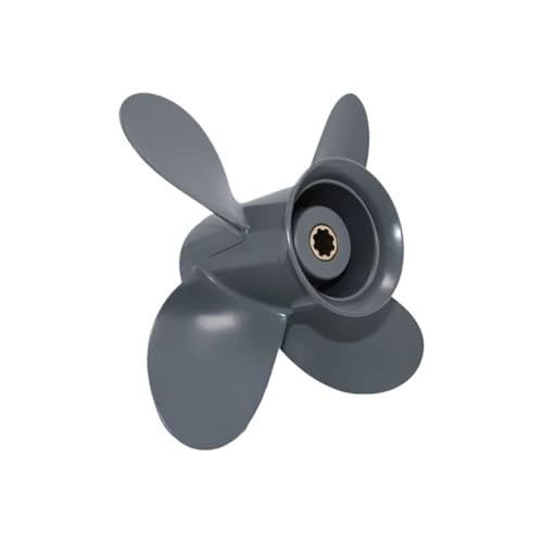 Hélice 4 pales anti-cavitation pour hors-bord Honda 8 à 20 CV 9 1/4x11