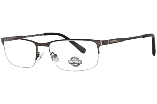 Image of Harley Davidson Eyewear HD0759 Eyeglass Frames - Matte Gun Metal Frame, 56 mm Lens HD075956009