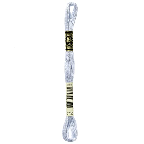 Image of DMC 6-Strand Embroidery Cotton Floss, Ultra Very Light Antique Blue