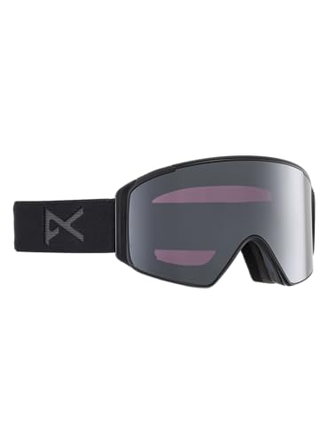 Anon M4S Cylindrical Goggles + Bonus Lens + MFI face mask, Frame: Smoke, Lens: Perceive Sunny Onyx...