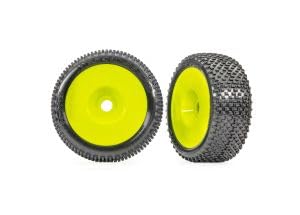 Traxxas 9074-YLW - Jato 4X4 Response Pro Low-Profile Pre-Glued Tires, Yellow (2)