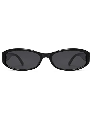Retro Rectangle Sunglasses for Women Men Polarized Oval Sunnies AP3742