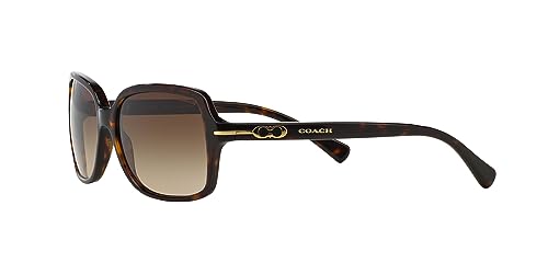 Coach HC8116 Blair Sunglasses, Dark Tortoise/Brown Gradient, 56 mm3