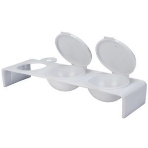 DL Pro Triple Dappen Dish - Recipiente para uñas acrílicas miniatura 1