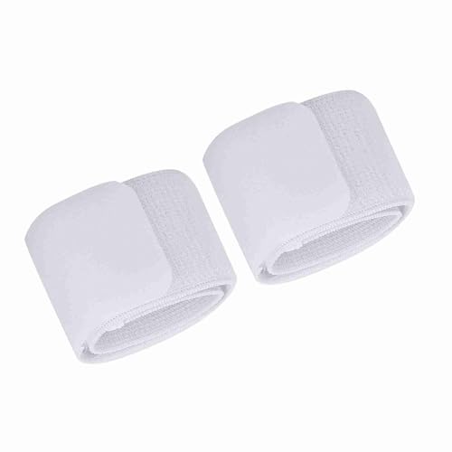 Soccer Shin Guard Fijar Cinta DE Vendaje Fija Corte SHINGUARD SAPA DE Sports Sports Guardshin Guard Strae Adecuado para Deportes. (White)