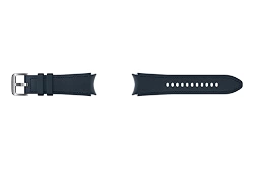 Samsung Hybrid-Lederband – offizielles Watch Armband – 20 mm – S/M – Marineblau – Ansicht 2