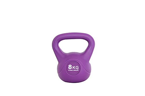 Train Hard Kettlebell da 8 kg, in plastica, con