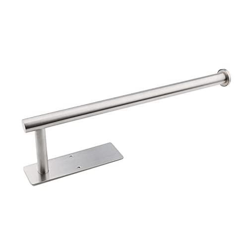 Porta Papel Toalha Inox Porta Toalha de Papel para Cozinha Banheiro, Auto-adesivo & Aparafusar (Prat