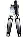 Wellehomi Premium Can Opener, Manual Cordless Tin Opener With Lids Off Jar Opener And Bottle Opener In One, Producing Smooth Edge Easy Turn Knob And Ergonomic Handles