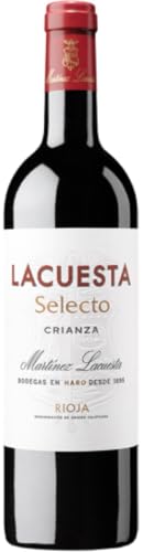 Martinez Lacuesta Vino Selecto Crianza Cuvée, 75 cl, Pack de 6 Botellas - Cosecha 2022