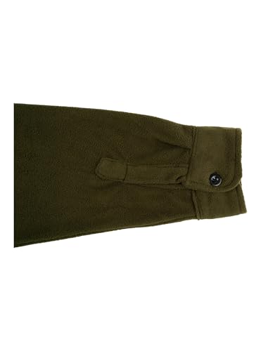 JACK PYKE Polar-Fleece-Hemd, dark olive, L