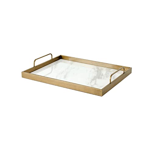 GFHTRELY Bandeja rectangular Bandeja Decorativa Multifuncional Mesa de Baja Cocina Salón Bandeja de Almacenamiento Palette(B)