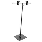 iplusmile Adjustable T Shaped Poster Stand Banner Display Holder Clips Multi Functional Tabletop Easel for Home Store Supermarket Advertising and Sign Presentation