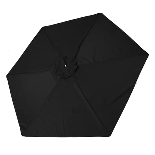 Parasol de rechange résistant UV pluie Milisten 2.7 m noir