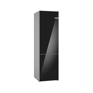 BOSCH KGN39LBCF FRÍO FRIGORÍFICO Combinado NOFROST C Libre INSTALACIÓN 203X60X66,5 CM. 363 L. PUERTAS Cristal Negro VITAFRESH XXL. TIRADOR INTEGRADO.