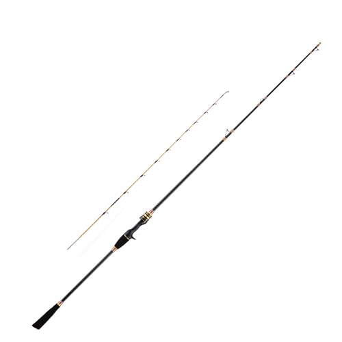 釣竿 釣り竿 渓流竿 船竿 ?竿 fishing rod 船釣り用チタンティップロッド 近海筏/イカダ釣り 黒鯛・アオリイカ・タコ向け 高感度 (1.7m,銃柄)