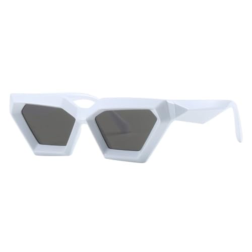 Lunettes de soleil vintage femmes hommes carrées grandes nuances mode 2025 oeil de chat