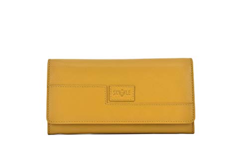 SKYLE Ladies all purpose functional Flap Wallet with RFID security