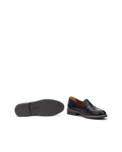 Image of PIKOLINOS Aldaya W8J-3541 Women's Loafers - Premium Calfskin Leather Slip-On - Lightweight Comfort, Removable Insole, Medium & Wide Width Ergonomic Everyday Support