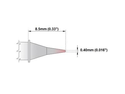 Thermaltronics PM75CS152 Conical Sharp 0.4mm (0.016in)