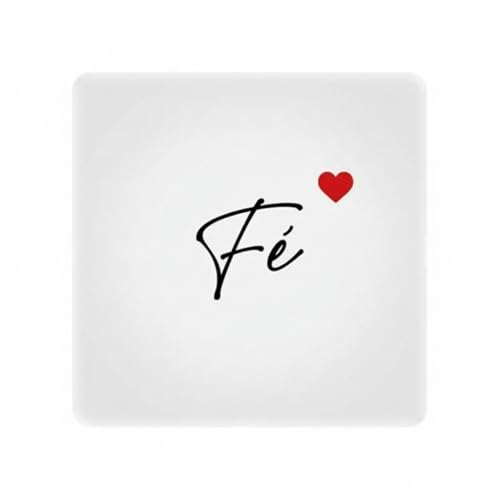 Luminária Box Slim Fé USB, LED 5W, Bivolt, Polietileno, 20x18x5 cm, Luz Difusa, com Cabo USB 1,2m