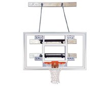 SuperMount68 Select Steel-Acrylic Wall Mounted Basketball System Scarlet