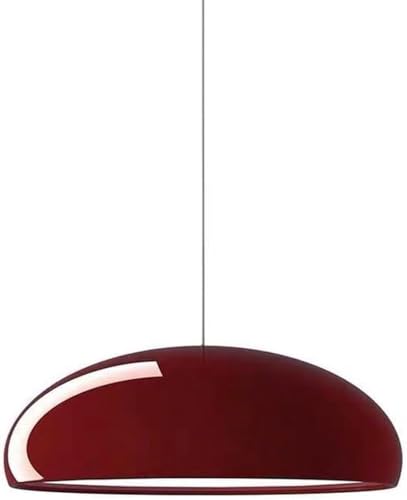 Nordic - Lámpara colgante industrial E27 con pantalla de metal para sala de estar, comedor y cocina, elegante lámpara colgante para el hogar moderno