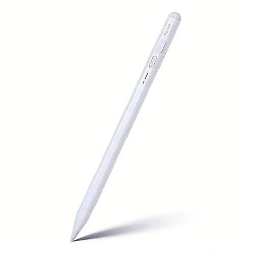 Jiawu Stylus Pen for Touchscreen, Bluetooth Stylus Pencil with 2 Pen Tips and Battery Indicator Light, High Precision and Sensitivity, 8-12 Hour Battery