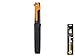Fiskars Cuchillo para cosechar, Para tallos gruesos y troncos, Longitud de la hoja: 15 cm, Acero inoxidable/plástico, Negro/naranja, X-series, K82, 1062830