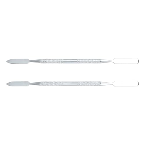 KJHBV Varilla 2piezas de Acero de Mezcladora Maquillaje Inoxidable Mezclar para Bases y de Uso Profesional y Doméstico